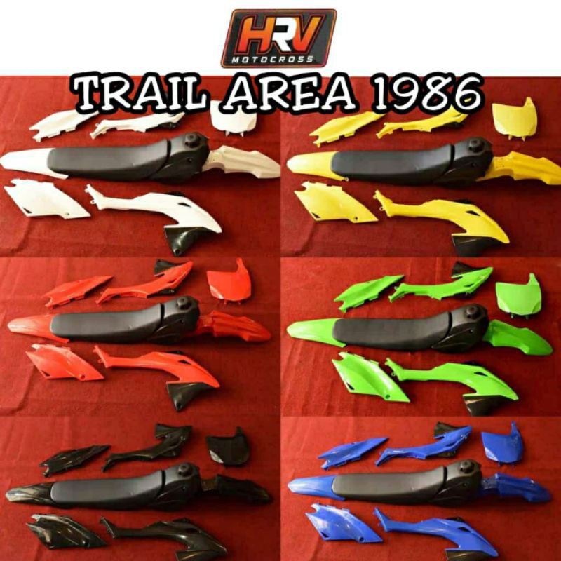 Body Trail KLX BF Set Bodyset bigfoot body part body full set cover set jok tangki cover body side p