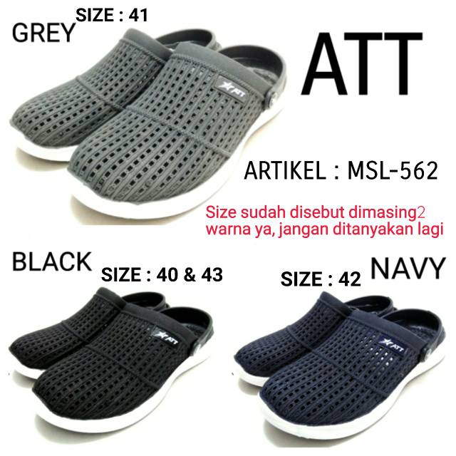 SEPATU SANDAL PRIA ATT MSL 562 FULL KARET