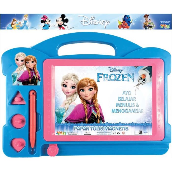 

M110 Papan Tulis Magnet / Magnetis Anak Motif Disney FROZEN PREMIUM