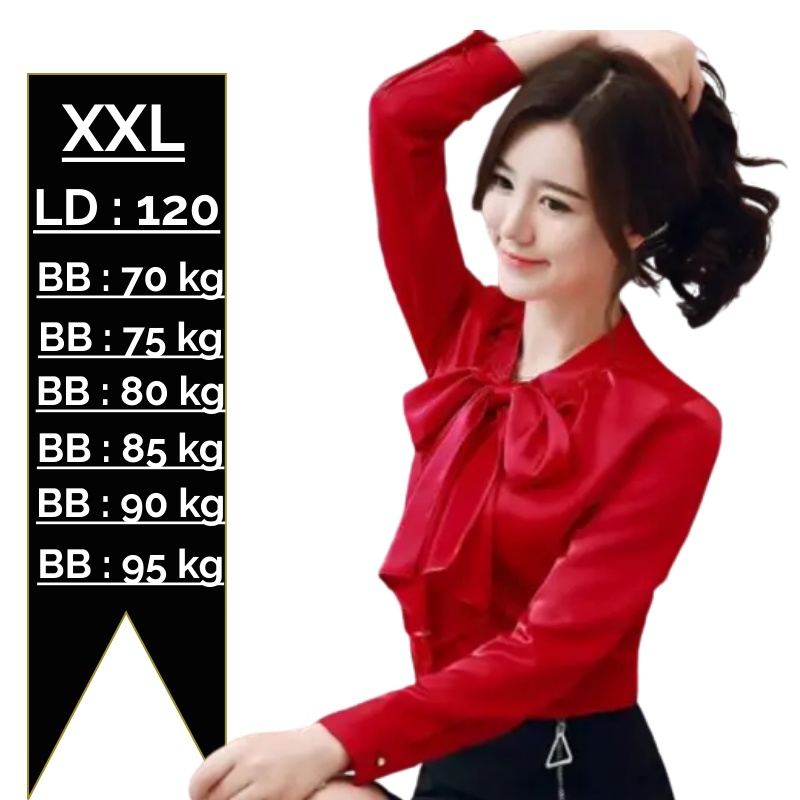 Atasan Wanita Terbaru Jumbo Baju Atasan Jumbo Wanita XXL Ld 120 Blouse Jumbo Wanita Blouse Wanita Ju
