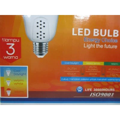 NECO SOE 7 watt Lampu LED 3 Warna : Cool Daylight-Warm Wahite-Warm ***TOP