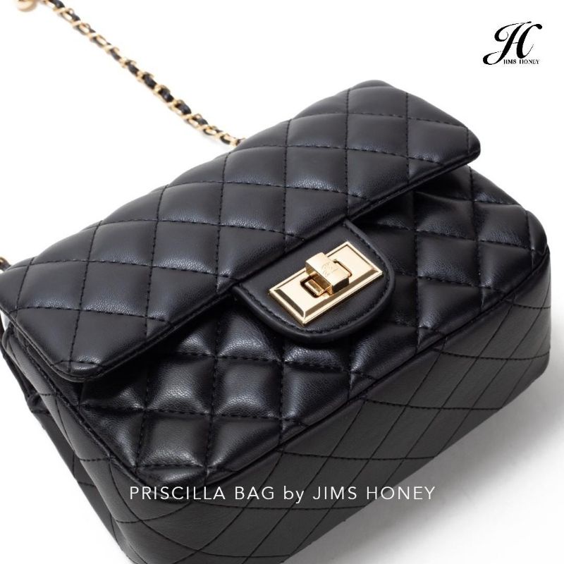 PRISCILLA BAG JIMS HONEY ORI TAS SELEMPANG WANITA IMPOR FASHION CEWEK KOREA SLING HAND TOTE MURAH