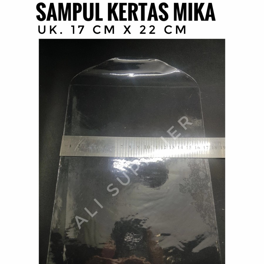 SAMPUL PLASTIK MIKA TEBAL PELINDUNG KERTAS DOKUMEN 17 x 22 MURAH