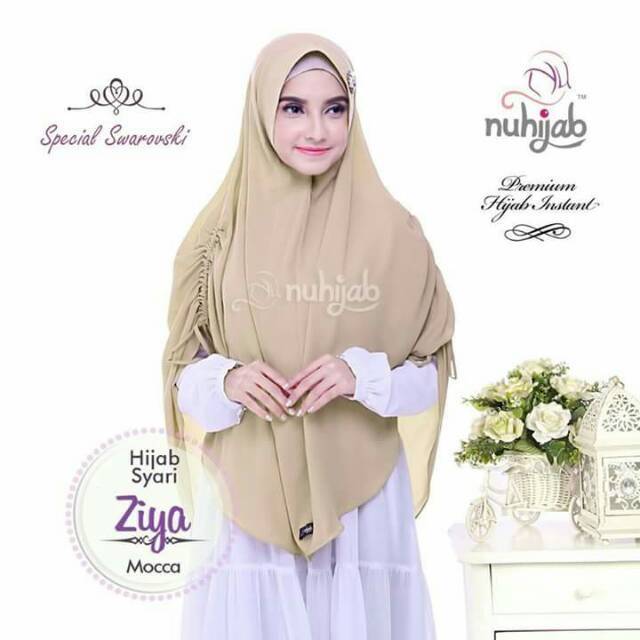 NUHIJAB ZIYA MOCCA / HIJAB SYARI ZIYA
