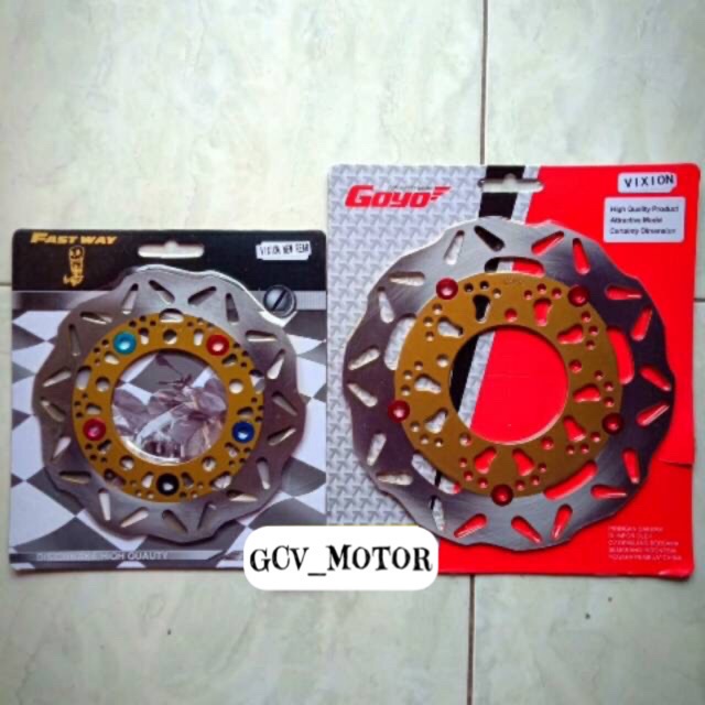 PIRINGAN CAKRAM SET DEPAN BELAKANG VIXION NEW VIXION OLD