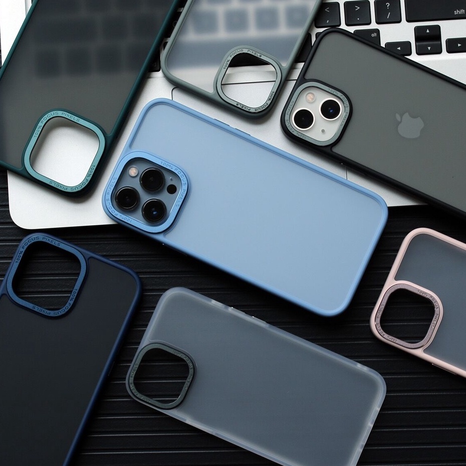 For iPhone High Quality Metal Matte Aluminum Lens + Aluminum Button 11 Pro Max 12 Pro Max 13 Pro Max Case