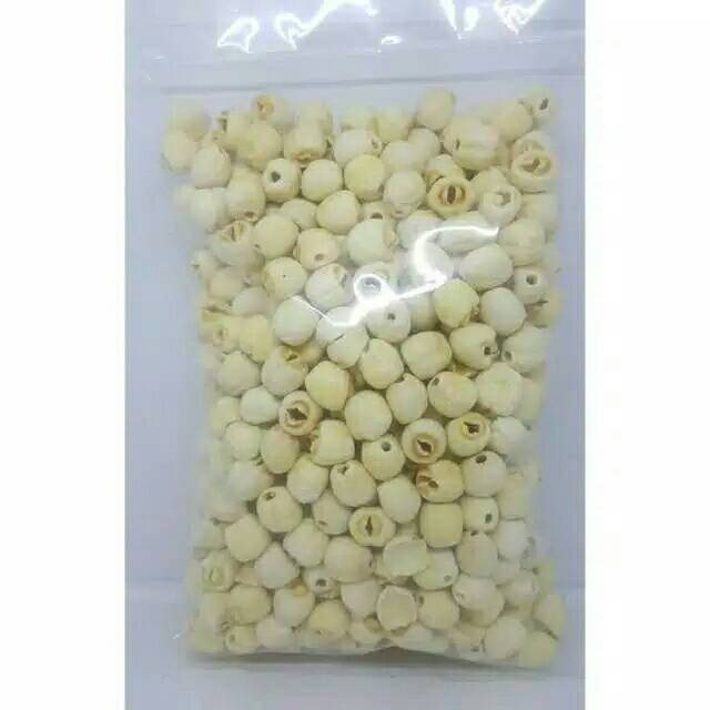 

BIJI TERATAI KERING - WHITE LOTUS SEED - LIENCI - LIEN CI - LIAN ZHI IMPORT 50-100GRAM