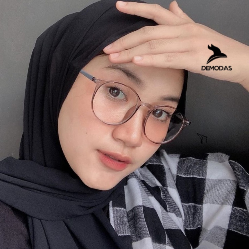Frame KACAMATA LENTUR ( Photocromic Fotokromik photochromic potocromic fotocromic ) Lensa Photocromic Frame Kacamata Wanita Pria Minus Normal Silinder Plus Demodas Glasses 2126