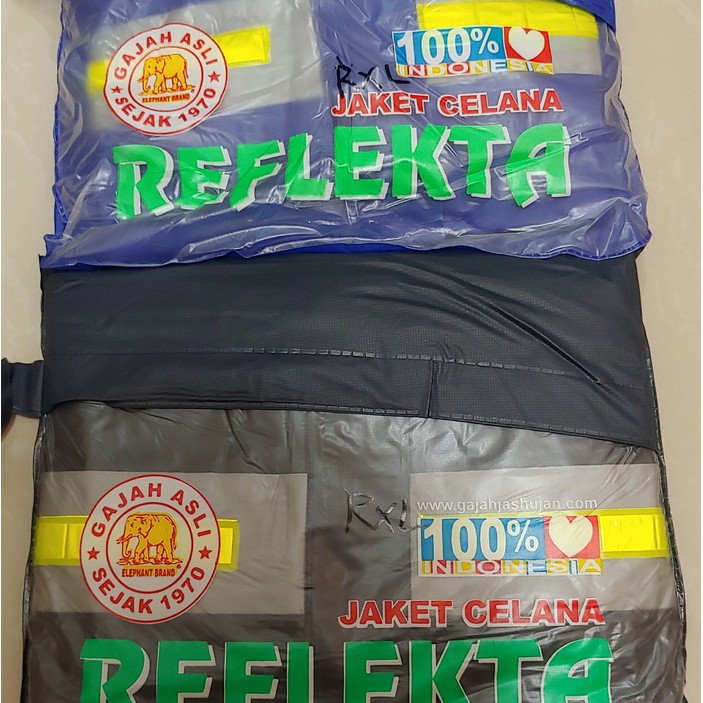 Jas Hujan Jaket Celana REFLEKTA Gajah Elephant Brand Dewasa Rain Coat