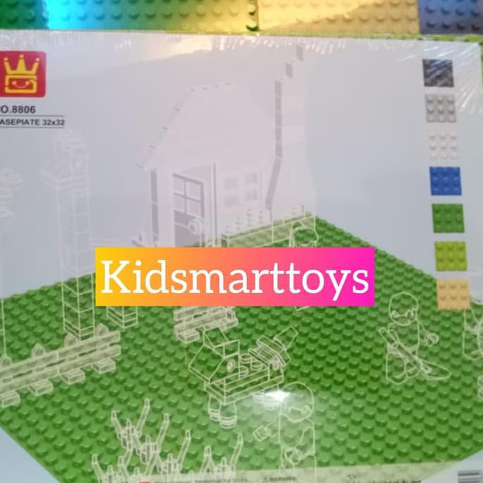 Baseplate Lego Tatakan Lego Papan bricks lego 32 x 32 dots