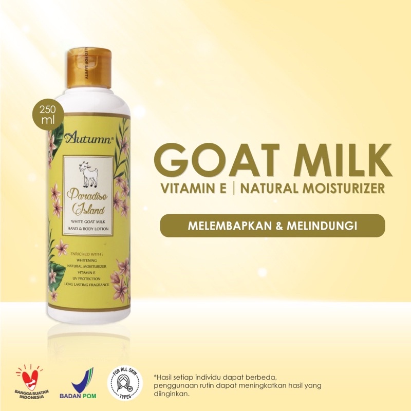 PROMO AUTUMN HAND &amp; BODY LOTION GOAT MILK 250ML BPOM FC PROMO