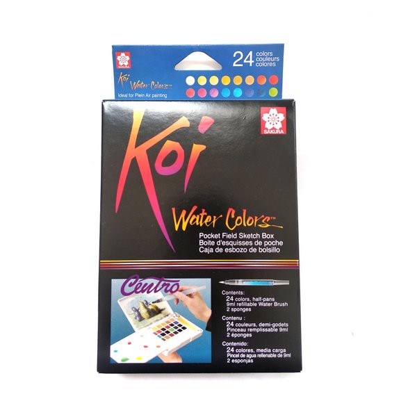

Termurah SAKURA KOI WATER COLORS 24 COLOR SKETCH POCKET BOX SET Diskon