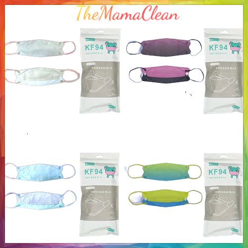 Masker Mouson KF94 Anak Warna Gradasi isi 10 4 ply Masker Non Medis Sekali Pakai 4ply