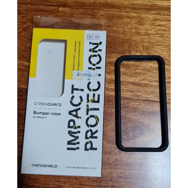 (PRELOVED) Rhinoshield crashguard bumper case for iPhone 7 ori / CASING IPHONE 7 SECOND