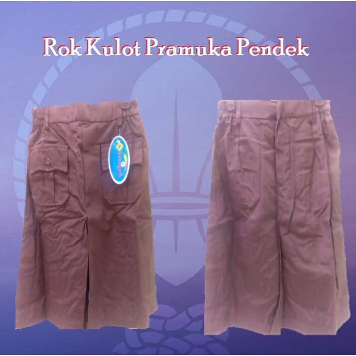 Rok Kulot Pramuka Pendek Buat SD
