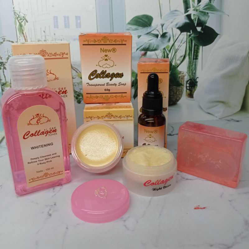 (HEMAT) PAKET COLLAGEN NEW R 5IN1 GLOWING