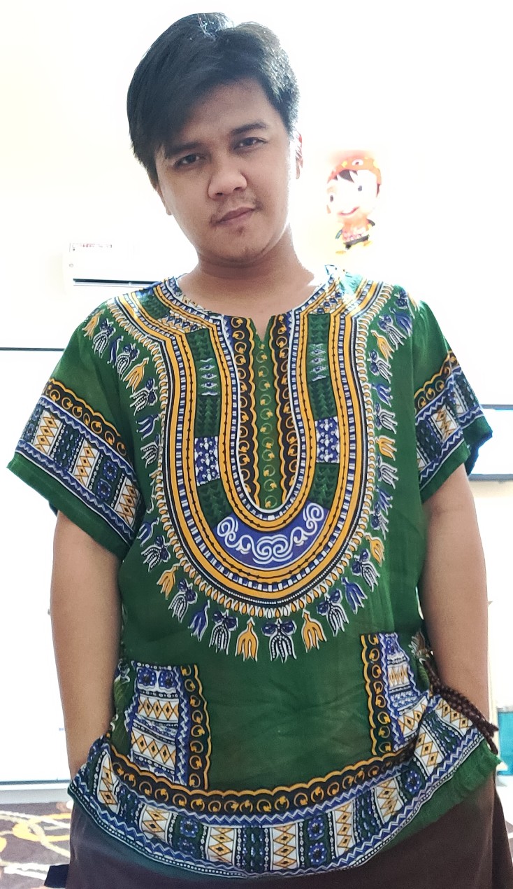[promo] Kaos Dashiki Pria Wanita Dasar Warna All Size