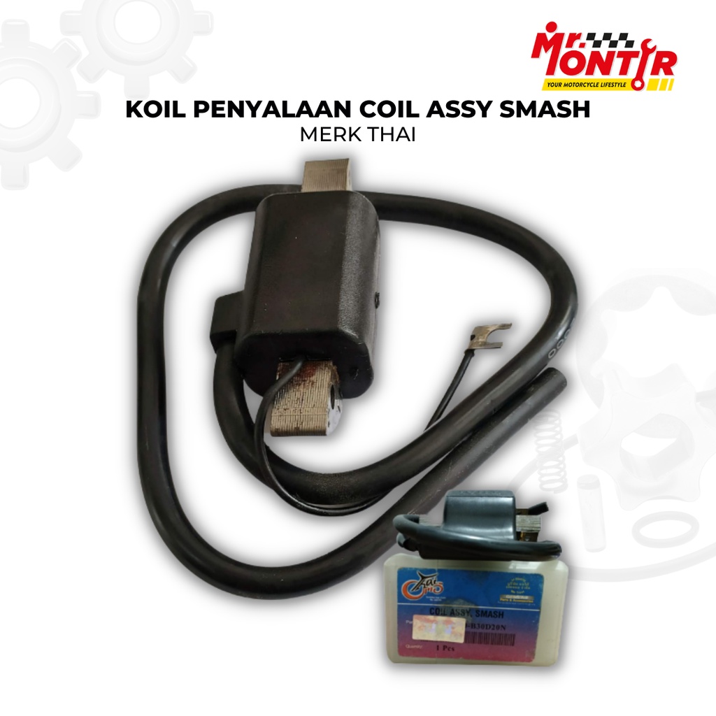 KOIL PENYALAAN MOTOR SUZUKI SMASH/COIL ASSY SMASH MERK THAI