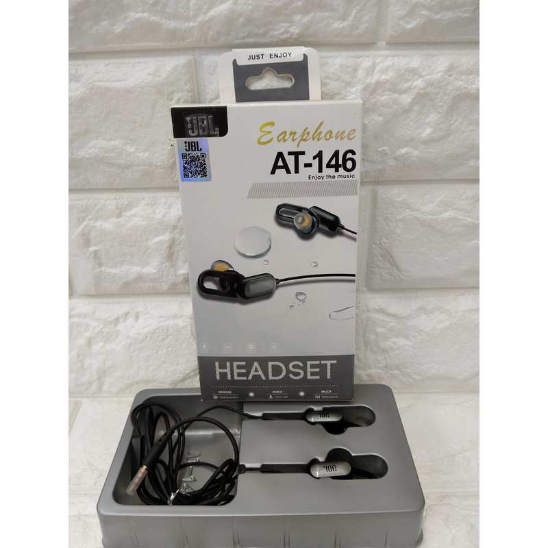 HF HANDSFREE HEADPHONE HEADSET EARPHONE AT-146