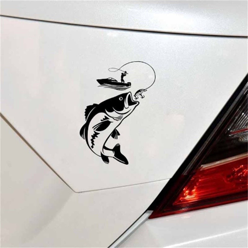 Stiker Mobil / Sticker Mobil Motif Mancing Mania