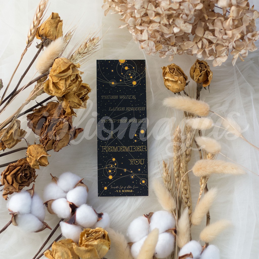 

I remember you bookmark - The Invisible Life of Addie Larue (V.E. Schwab)