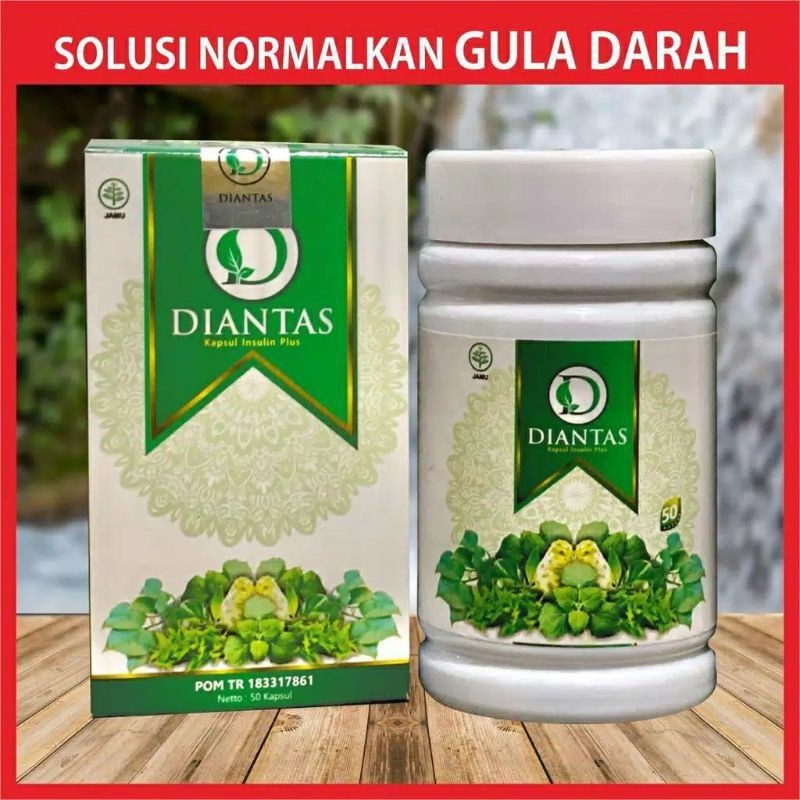TERLARIS - Diantas Asli Obat Penurun Gula Darah DIANTAS Diabetes Tuntas Original Terbaik
