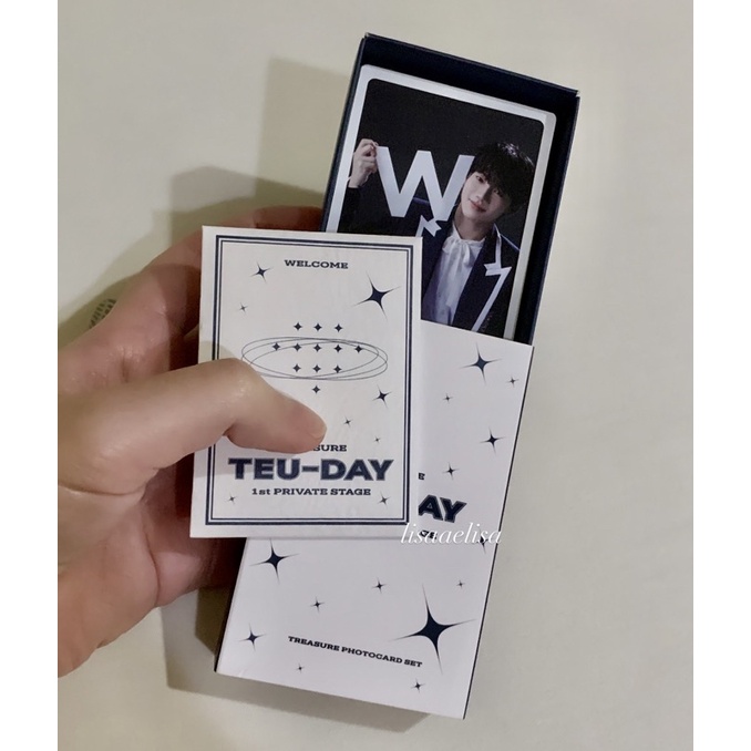 Teuday Photocard Set Treasure Type 1 Fullset (booked teupoca)
