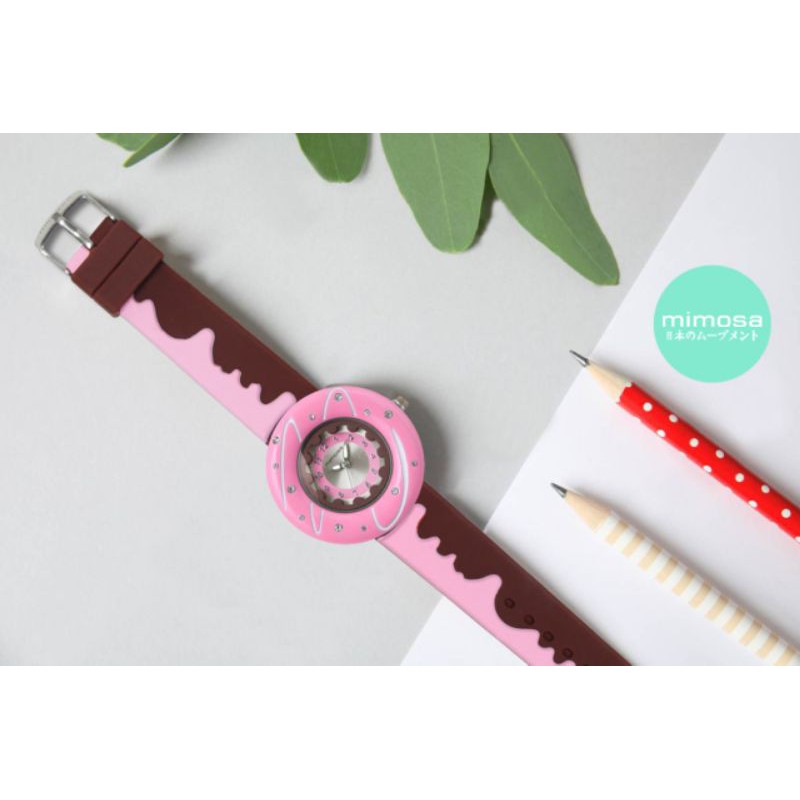 Jam Tangan Wanita Mimosa Original Model Donut Garansi Resmi 1 Tahun Gratis Ongkir COD