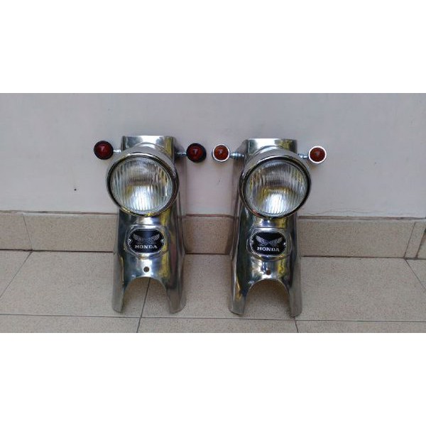 Promo Best seller            Panel unyil fullset lampu depan dan sein Custom Honda C70 Grand Star