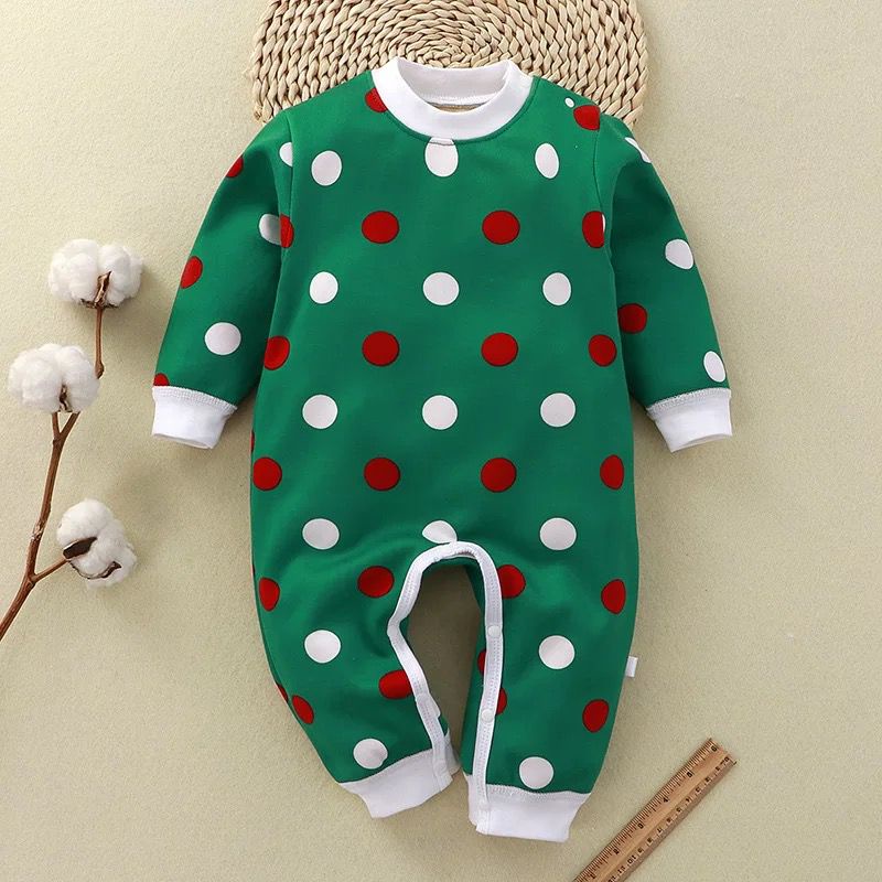 JUMPER BAYI LENGAN PANJANG VELVET HANGAT 0-6 BULAN / BAJU BAYI IMPORT KOREA / JUMPER BAYI HANGAT