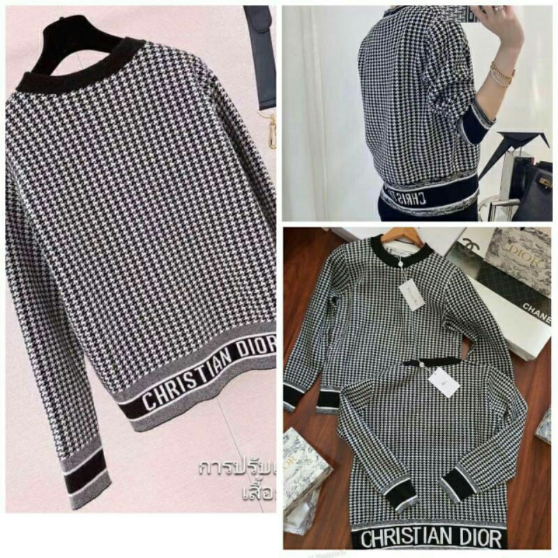 SWEATER DIOR  PREMIUM - OUTERWEAR IMPORT - SWEATER - OUTERWEAR WANITA - SWEATER WANITA - SWEATER