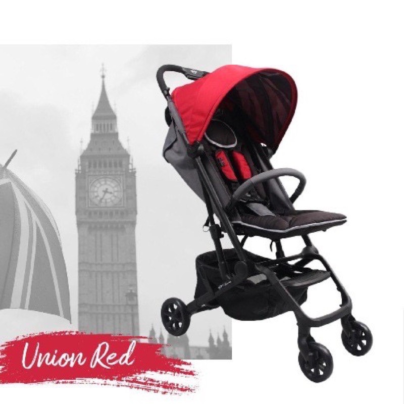Easywalker XS Mini Buggy Stroller Merah Preloved