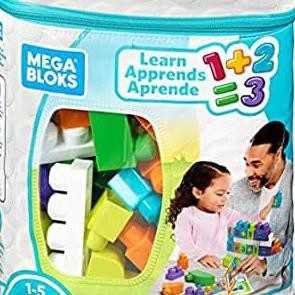 DISKON SPECIAL Fisher Price megabloks stack and learn math