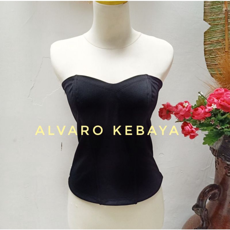 Bustier kemben longtorso kamisol dalaman kebaya kutubaru murah ready