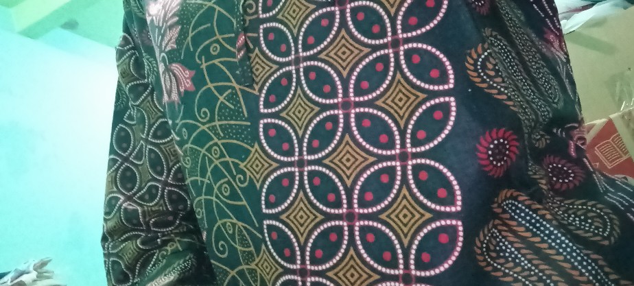 Batik Dolby Dolbi Dobby Doby Tenun Sutra Tulis Katun Atbm Baron Atasan Batik Wanita Sogan Srg308 4.7