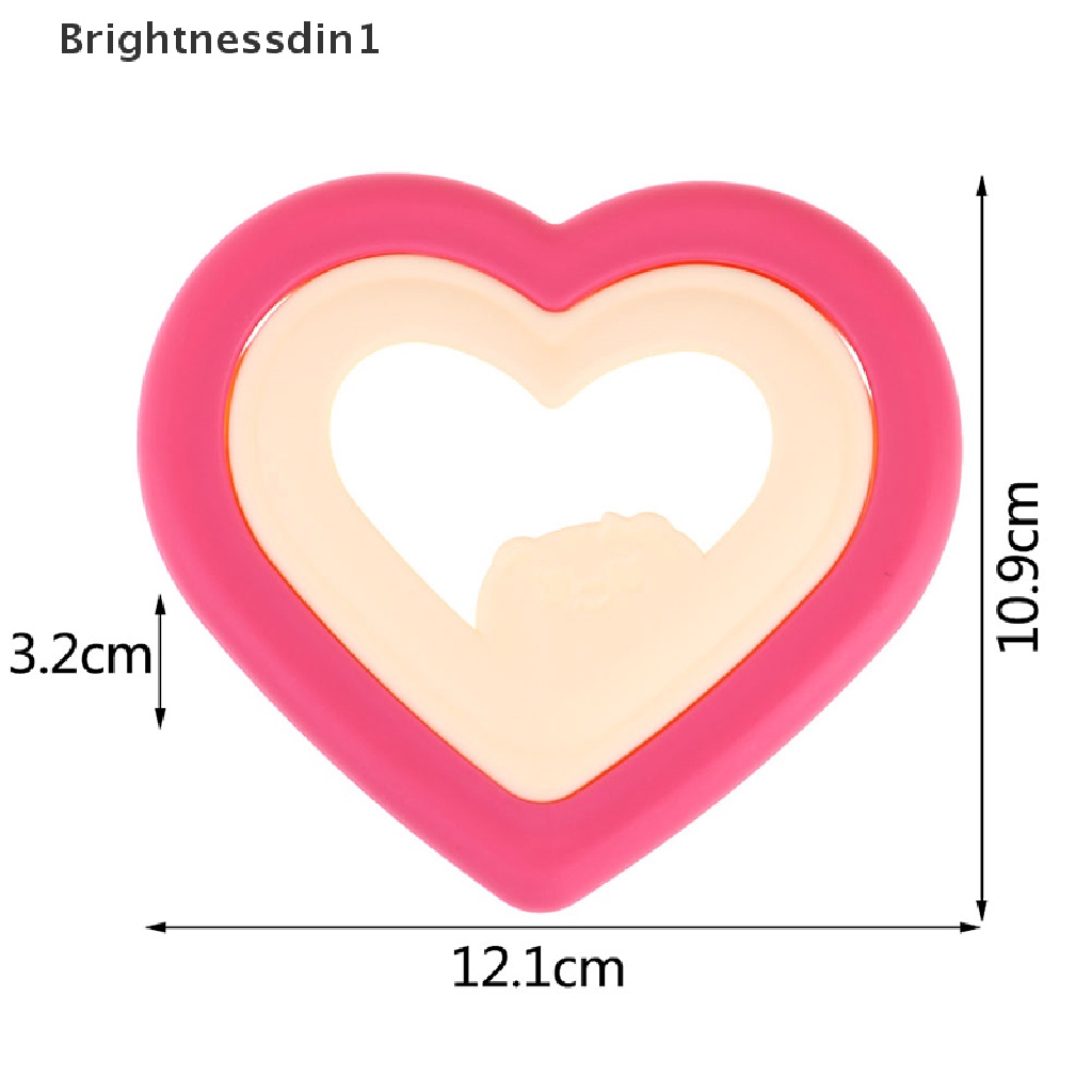1 In 1 Cetakan Pemotong Roti Sandwich Bentuk Hati DIY