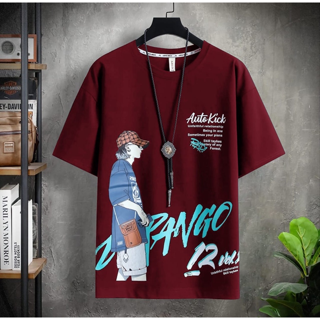 baju oversize auto size M|L,XL kaos distro baju bandung kaos terlaris-animos