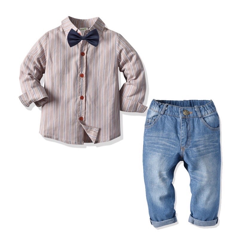 Setelan Anak Cowok/ Baju Anak cowok 2 - 7 Tahun/ Setelan Kemeja Anak/ Baju Formil Anak Cowok/ Baju P