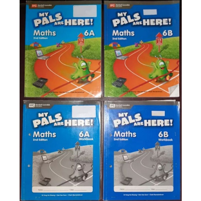

[ORIGINAL] Buku My Pals are Here Maths 6A, 6B, 6A Workbook, 6B Workbook