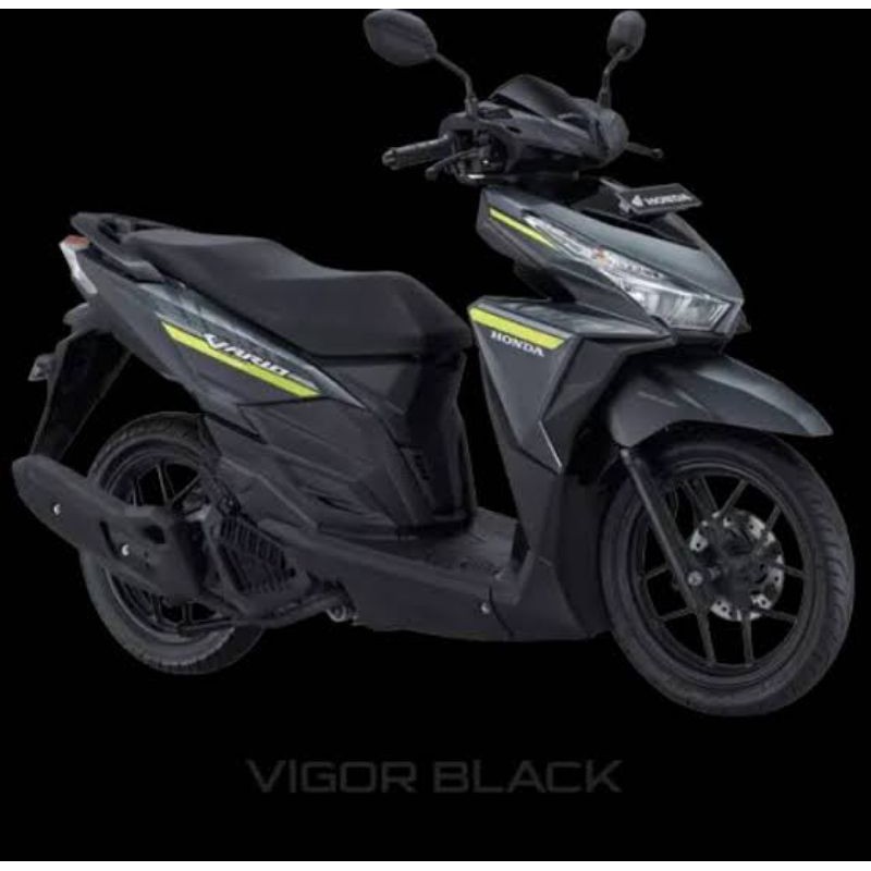 Tutup Bodi Honda Vario 125 Led Warna Hitam Tahun 2017