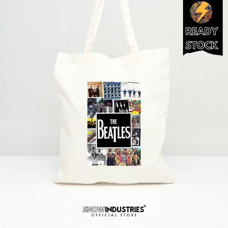 Tote Bag Wanita Pria Kanvas Baby Premium The Beatles