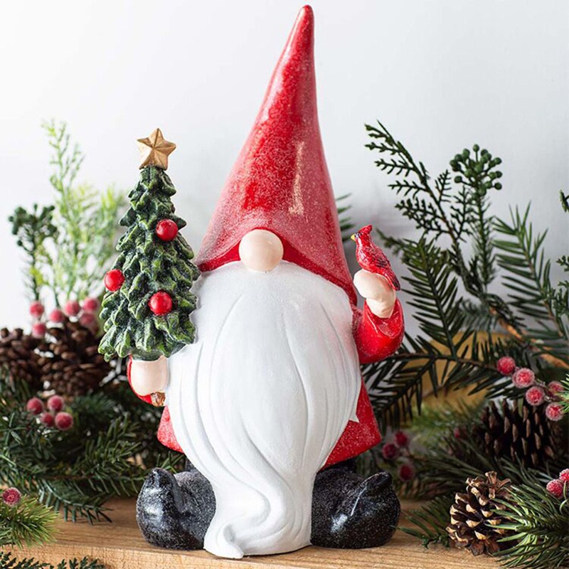 Zzz Patung Gnome Lucu Untuk Dekorasi Pohon Natal