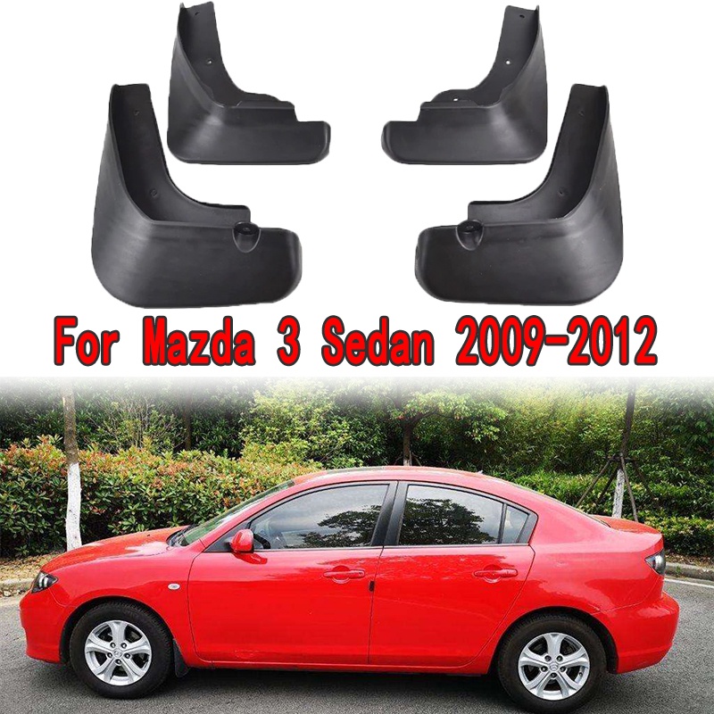 Mud Flap Pelindung Splash Untuk Fender Mobil Mazda 3 BL I Sedan 2009 2010 2011 2012