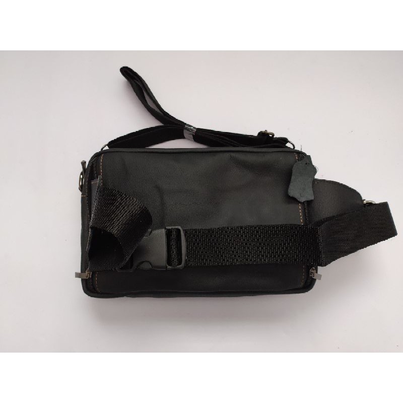 TAS KULIT WANITA PRIA MULTIFUNGSI BISA JINJING SELEMPANG PINGGANG Shoulder Bag Kulit Sapi Asli AP01