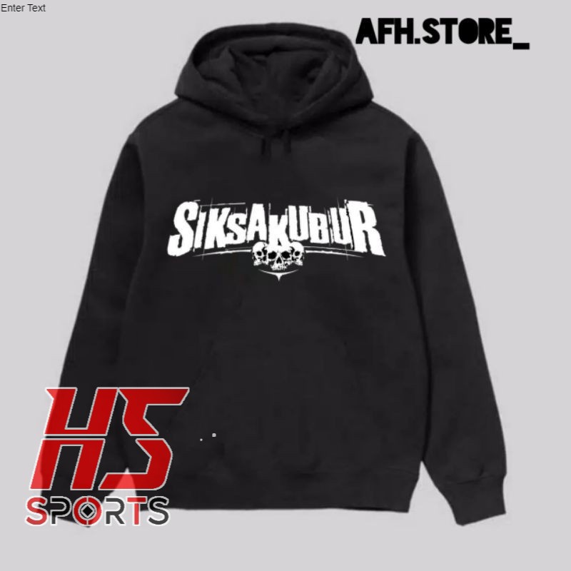 JAKET HOODIE DISTRO PRIA METAL SABLON SIKSA KUBUR / SIKSAKUBUR