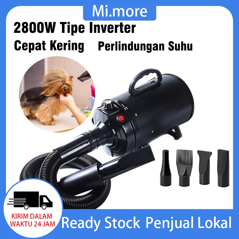 Pet Dryer Professional 2800W High Power Alat Pengering Bulu Hewan Mesin Hand Blower Mini Tangan Pembersih Grooming Untuk Anjing Dan Kucing Perlindungan Suhu