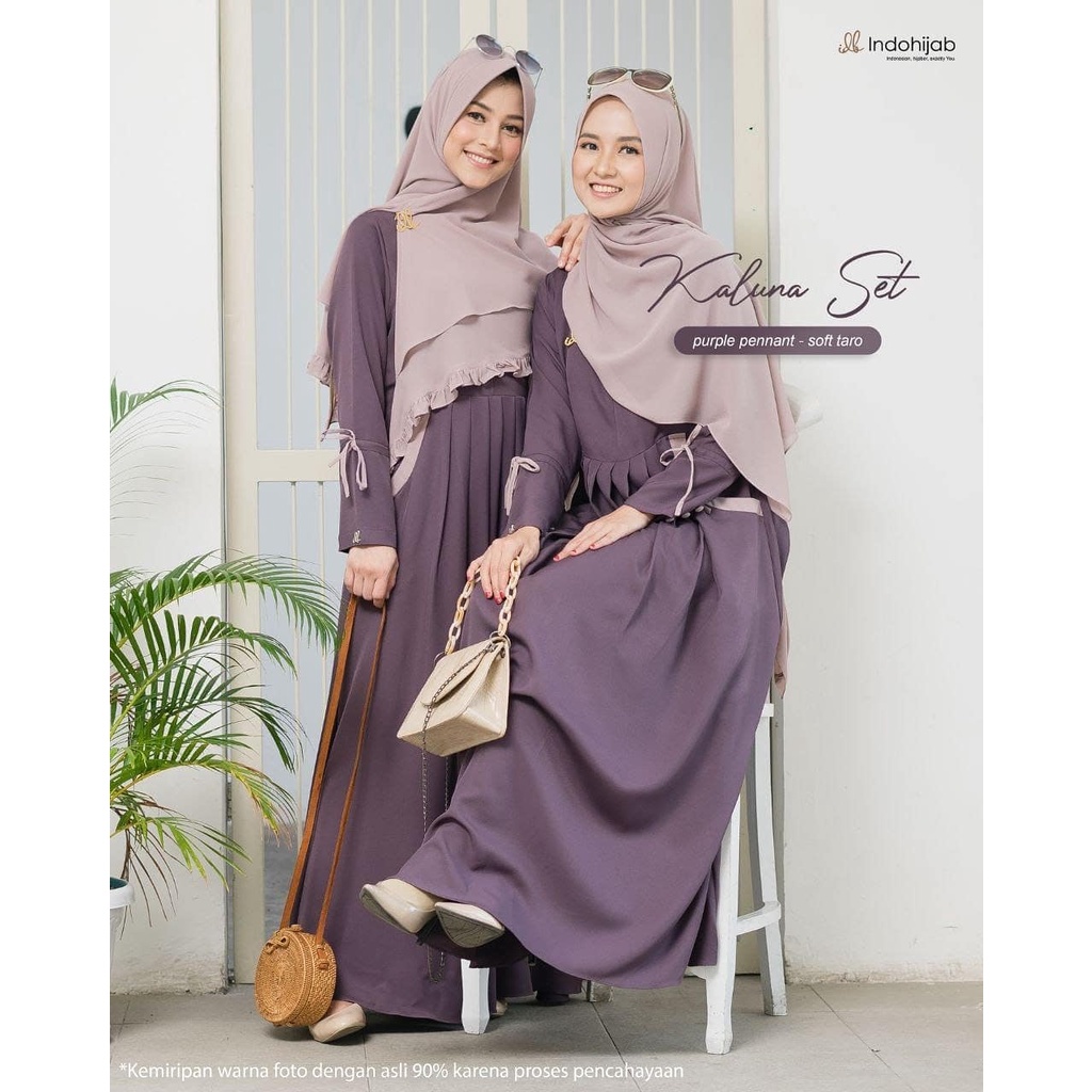 Murah Dress Gamis Syar'i  Polos  Bahan KATUN JEPANG Keren