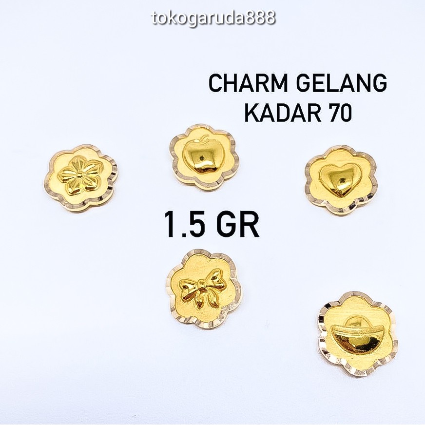 Banyak motif yaa Rantai tangan gelang tali charm warna anak dan dewasa emas asli kadar 70 700 16k ikat pinggang belt bunga jam