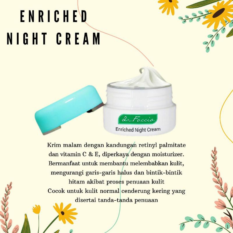Dr. Faccia - dr faccia enriched night cream