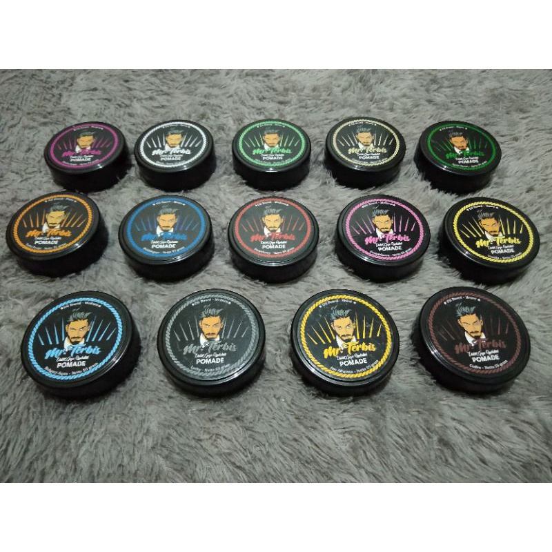 Pomade Oil Based Mr Trebis Paket 10 Pcs Free Sisir Saku